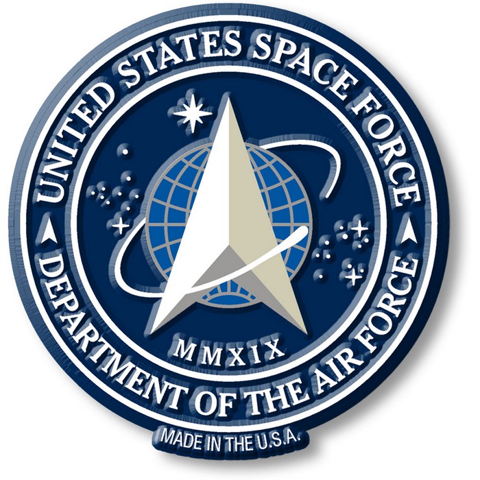 MIL143 U.S. Space Force Seal Military Magnet